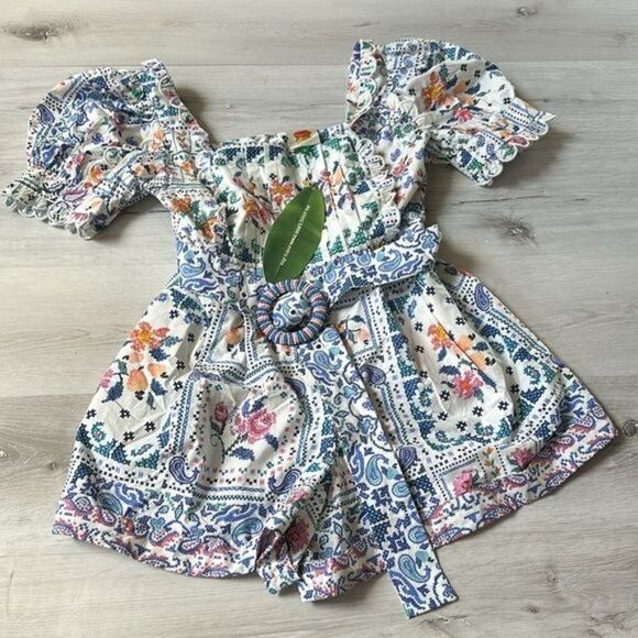 FARM Rio Floral Patchwork Jumpsuit - Picture 9 of 11